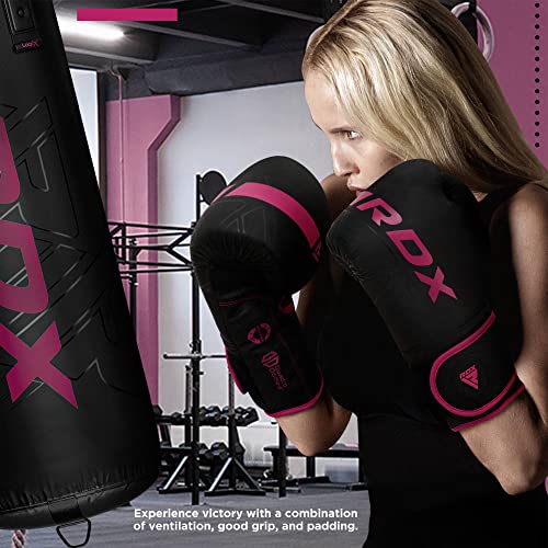 Women Boxing Gloves Maya Hide Leather 8 10 12 14 16 Oz Q5994