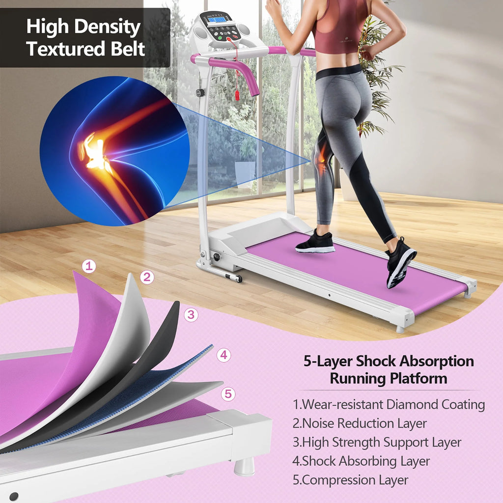 800W Folding Electric Treadmill Q77887