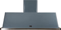60 in. Blue Grey Wall Mount Range Hood with 850 CFM Blower S201558