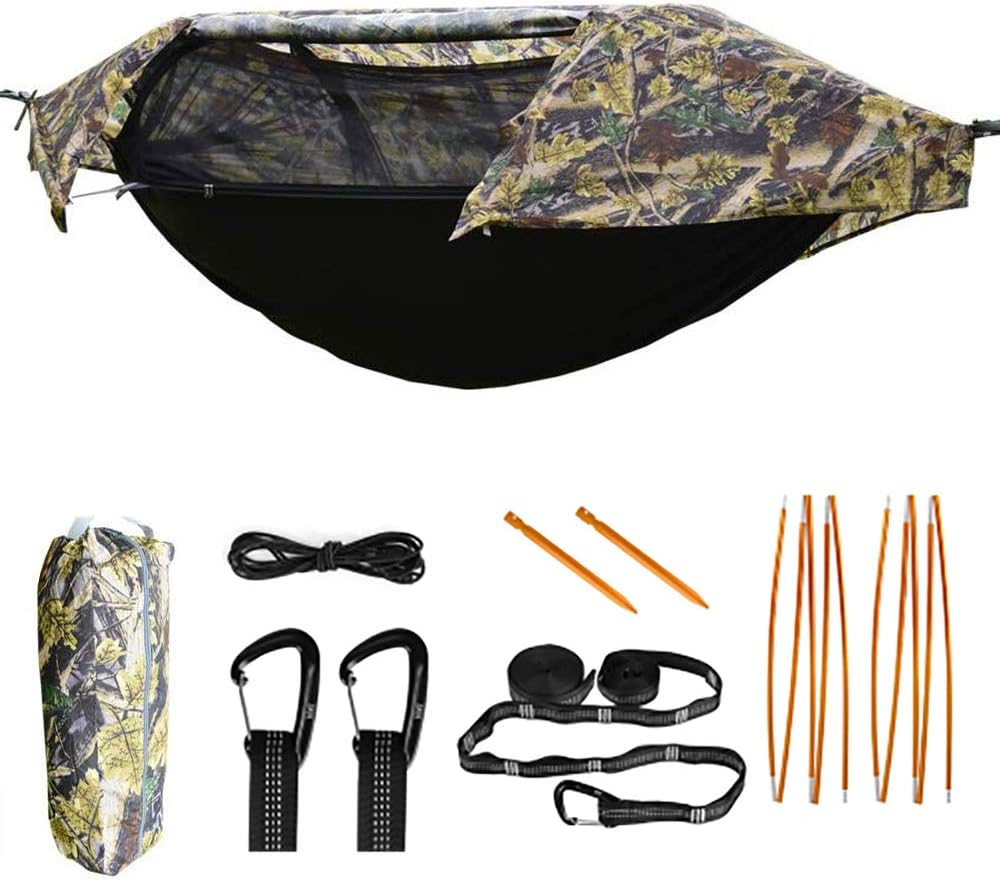 Camping Hammock with Mosquito Net and Rainfly K403334