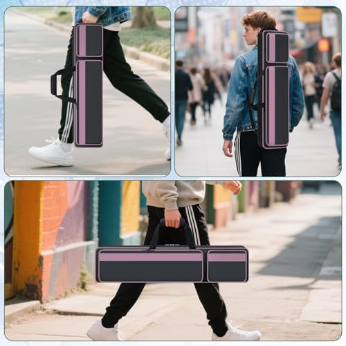 4x5 Soft Padded Pool Cue Case with Backpack Straps L990577