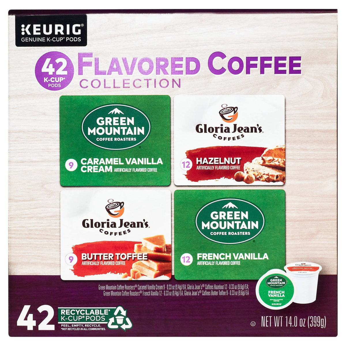 Flavored Variety Coffee K-Cup Pods 42 Count A8700