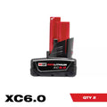 12V Lithium-Ion 6.0Ah Battery Pack 2-Pack T46507