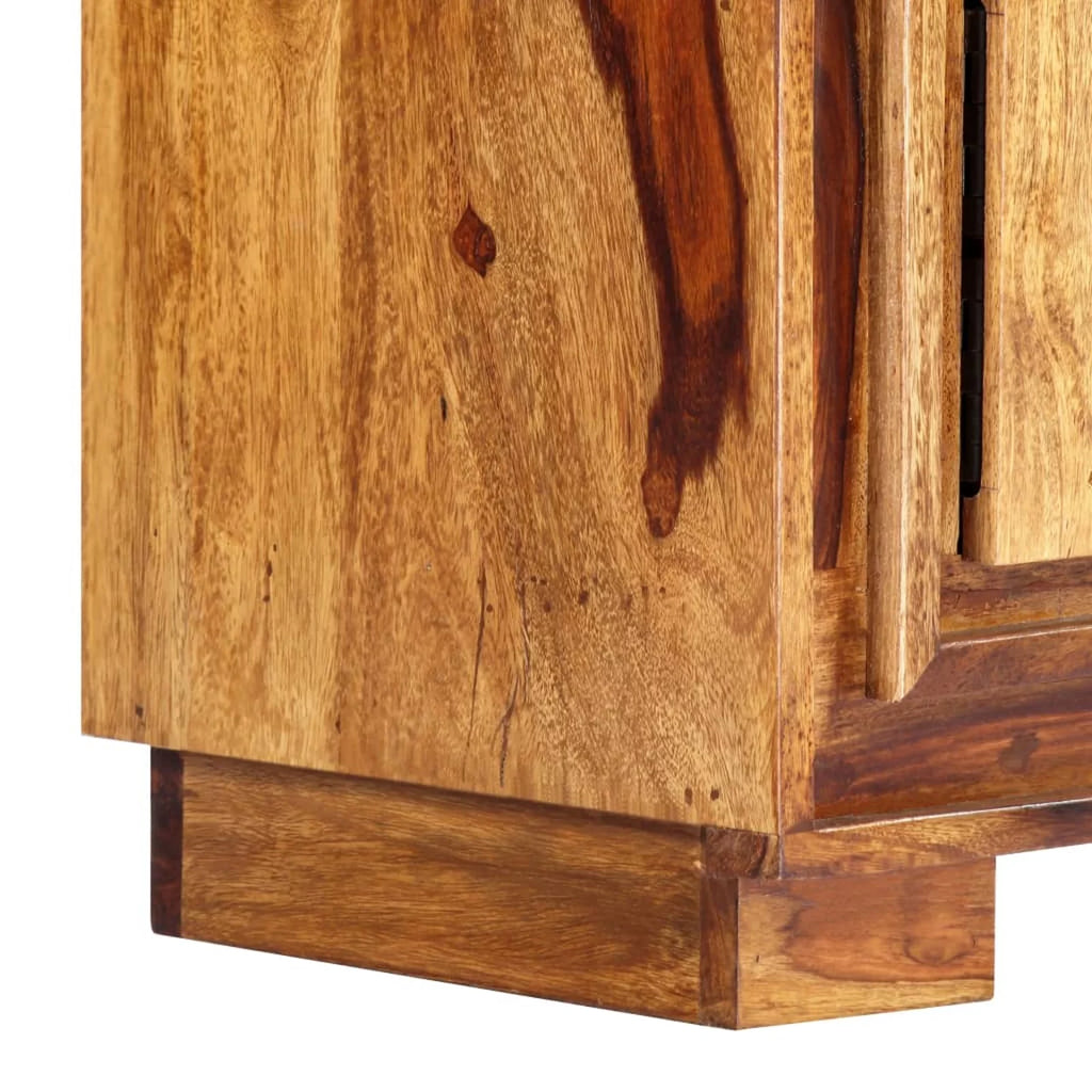 Sheesham Wood TV Stand with 2 Doors and 2 Storage Compartments R766