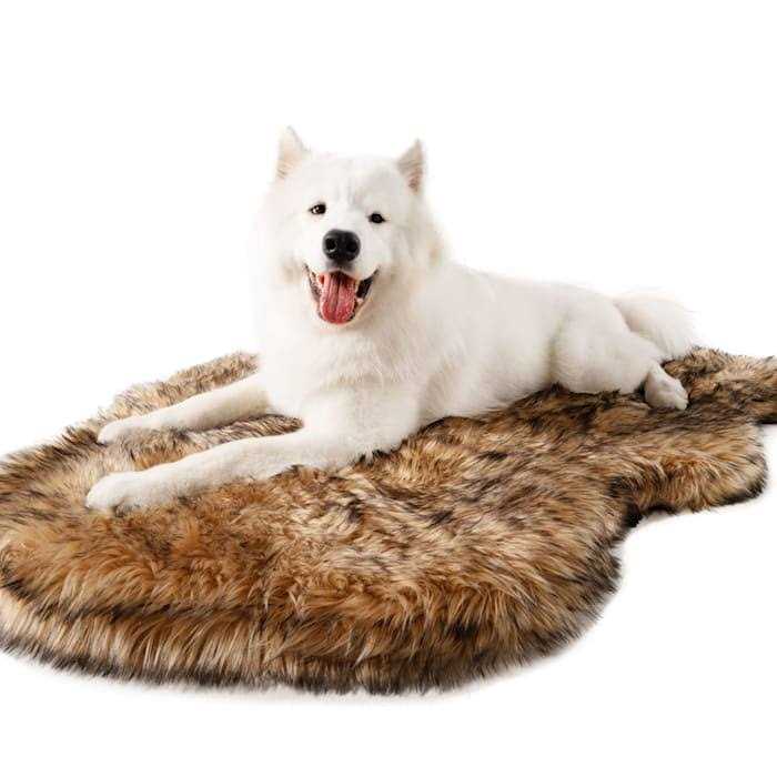 Faux Fur Orthopedic Dog Bed T1966