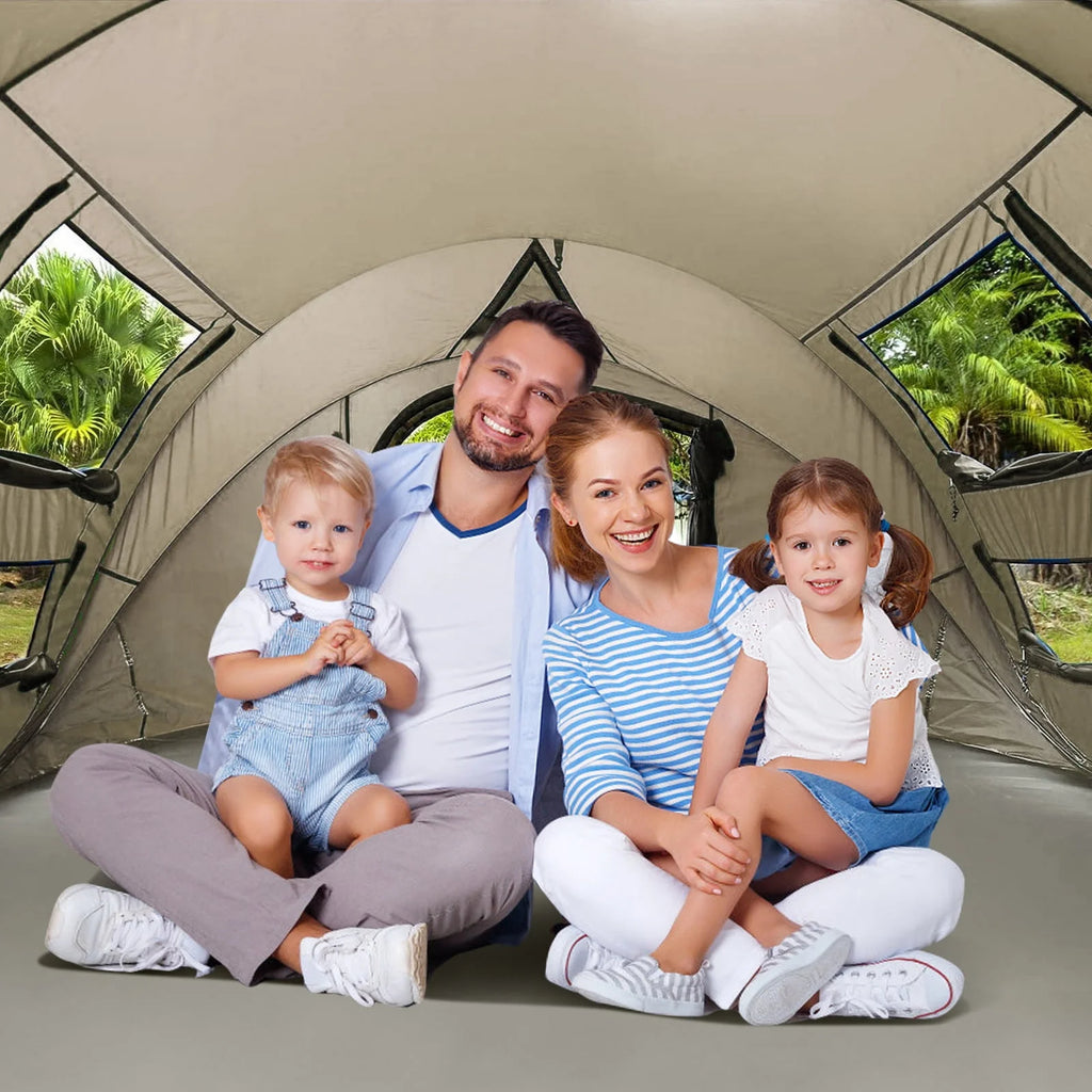 4-Person Waterproof Pop Up Camping Tent F559