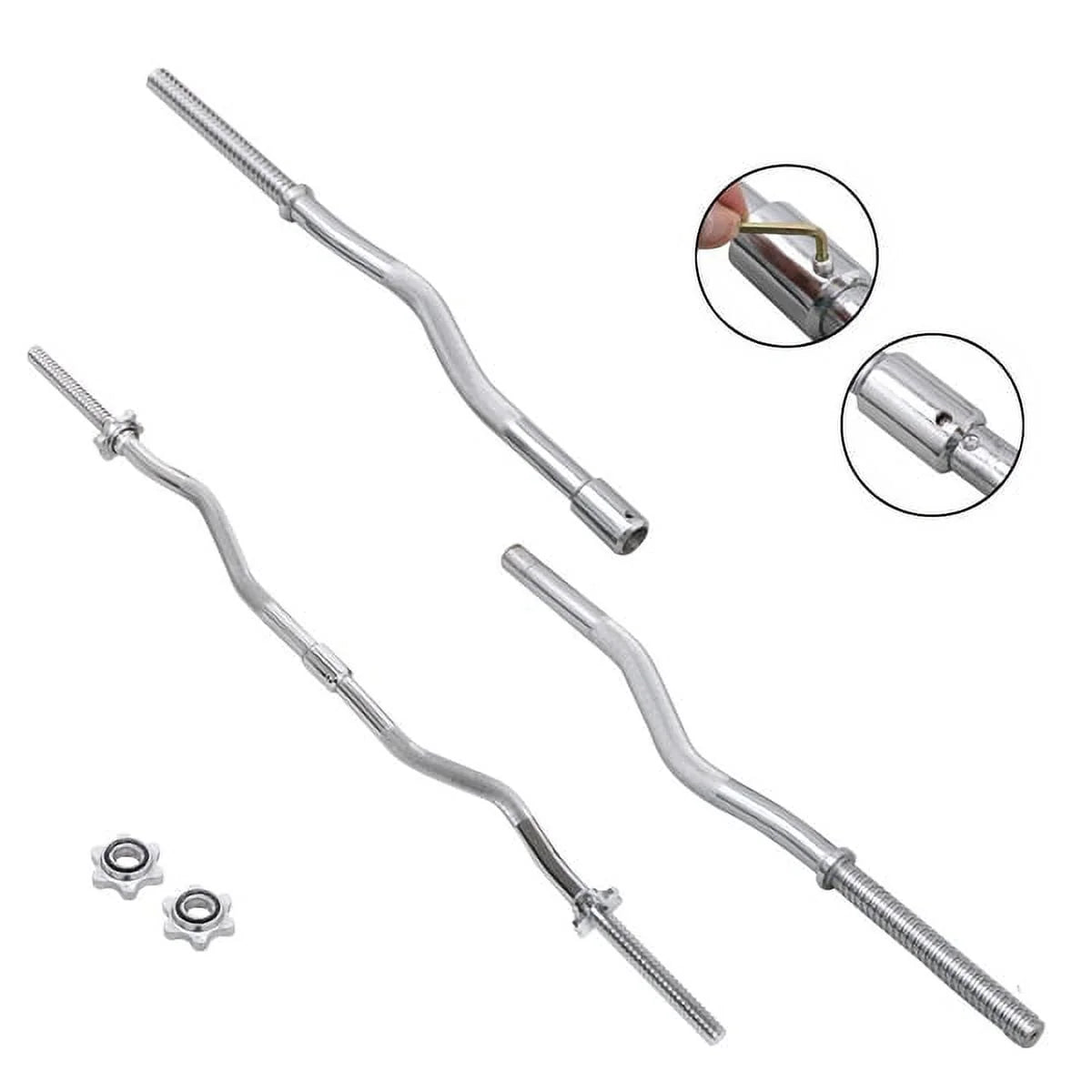 55lb Barbell Dumbbell Curl Bar L365