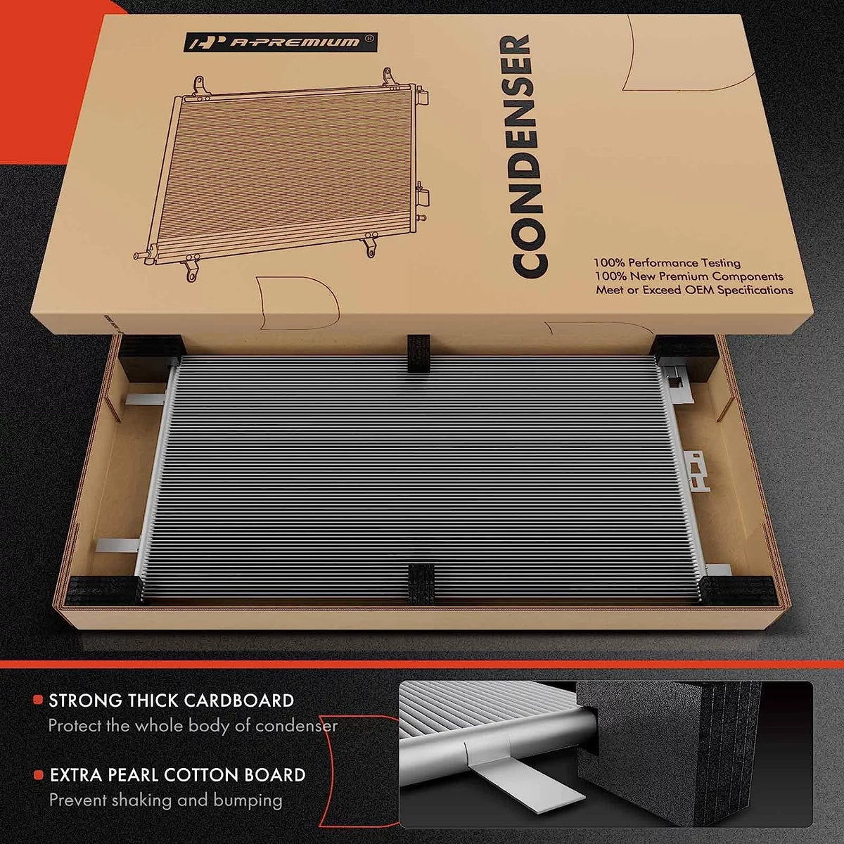 Air Conditioning A/C Condenser P498243