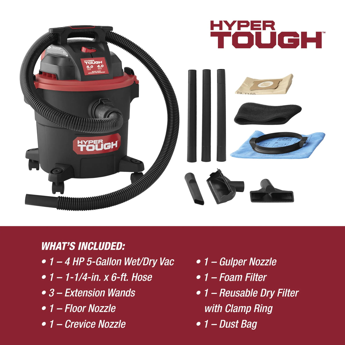 5 Gallon Wet/Dry Vacuum H1663