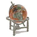 Copper Amber Gemstone Globe with Nautical Stand M83968