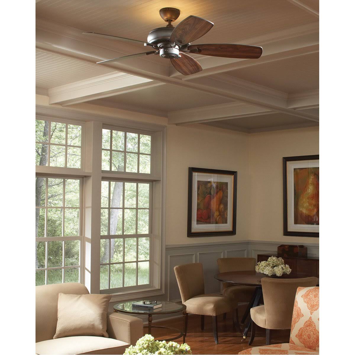 Brushed Steel Ceiling Fan S18160