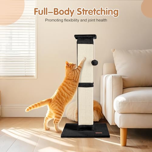 33 inch Grey Cat Scratching Post R93914