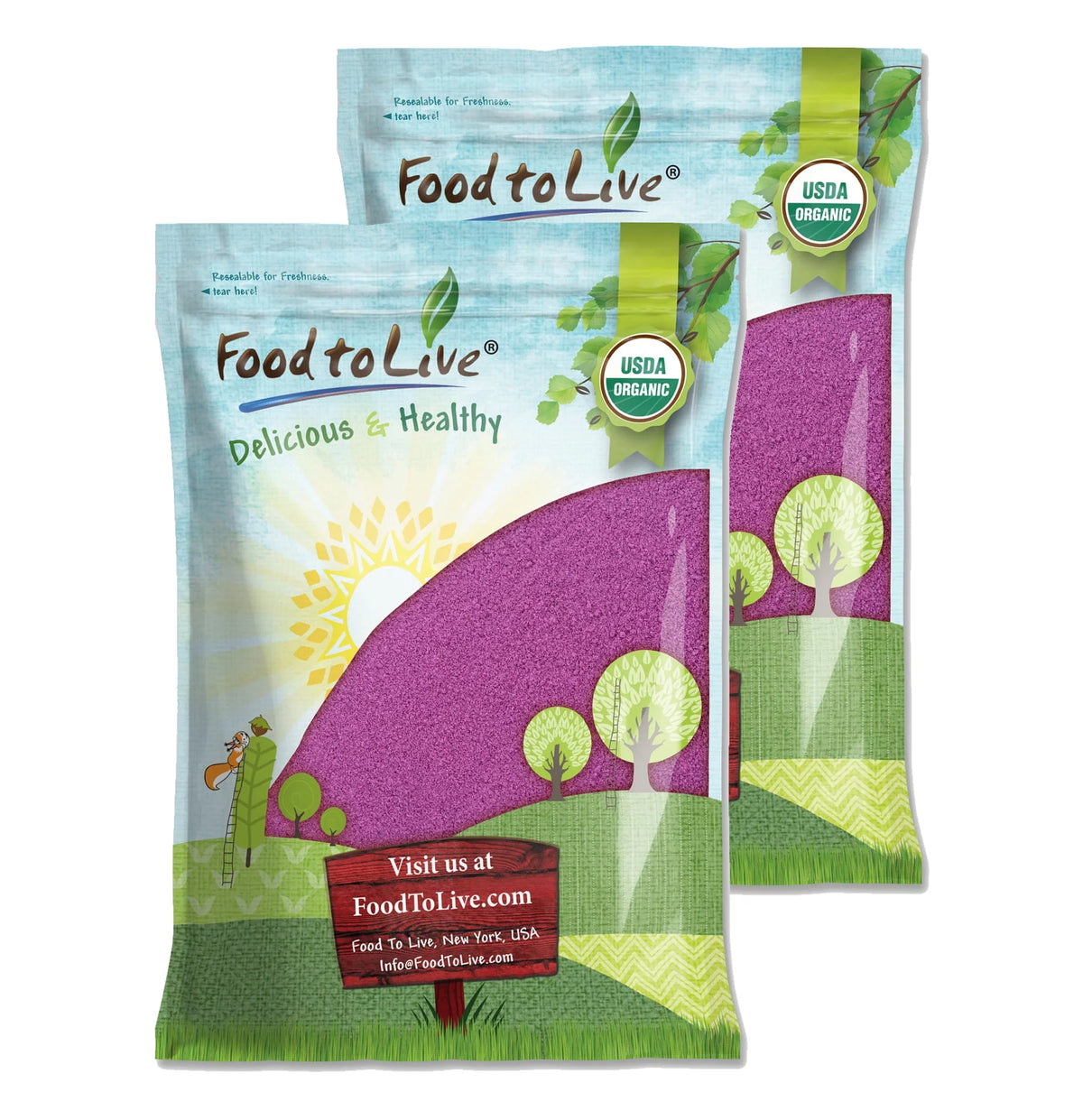 Organic Purple Sweet Potato Powder, 20 Pounds X97411