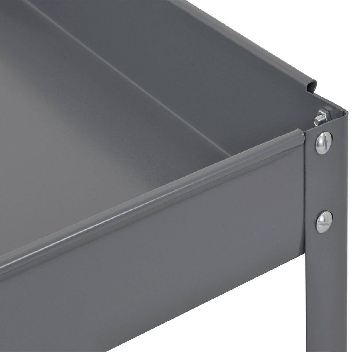 Industrial Gray Steel Service Cart 500lbs Capacity X234572