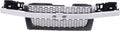 Front Dark Gray Grille Assembly with Chrome Center Bar X265535