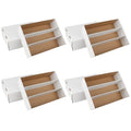 6 Pack White Trading Card Storage Box S870