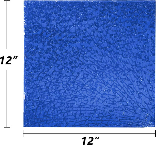 1/4'' Reflective Cobalt Blue Fire Glass Z1358
