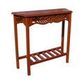 Mahogany Honey Entrance Wall Table Q67920