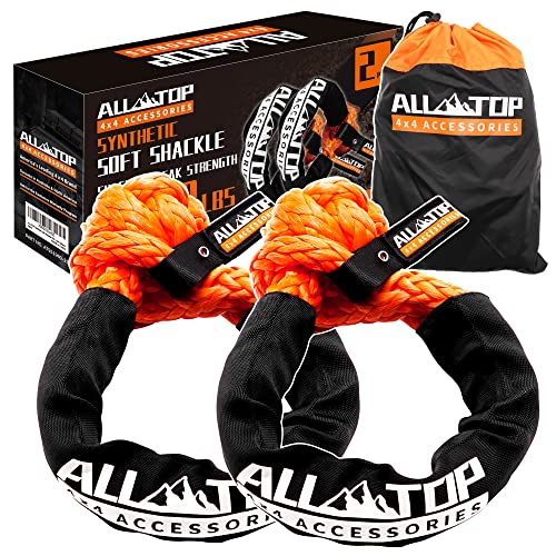Synthetic Soft Shackle Rope 3/4in x 24in 2 PCS F85398