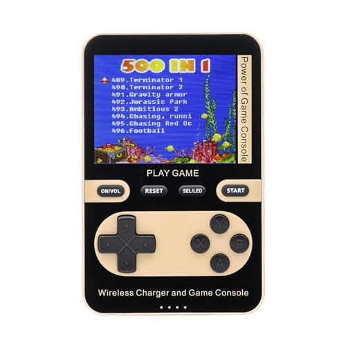 2 in 1 Handheld Video Game Console with 5000mAh Battery Pack M27788