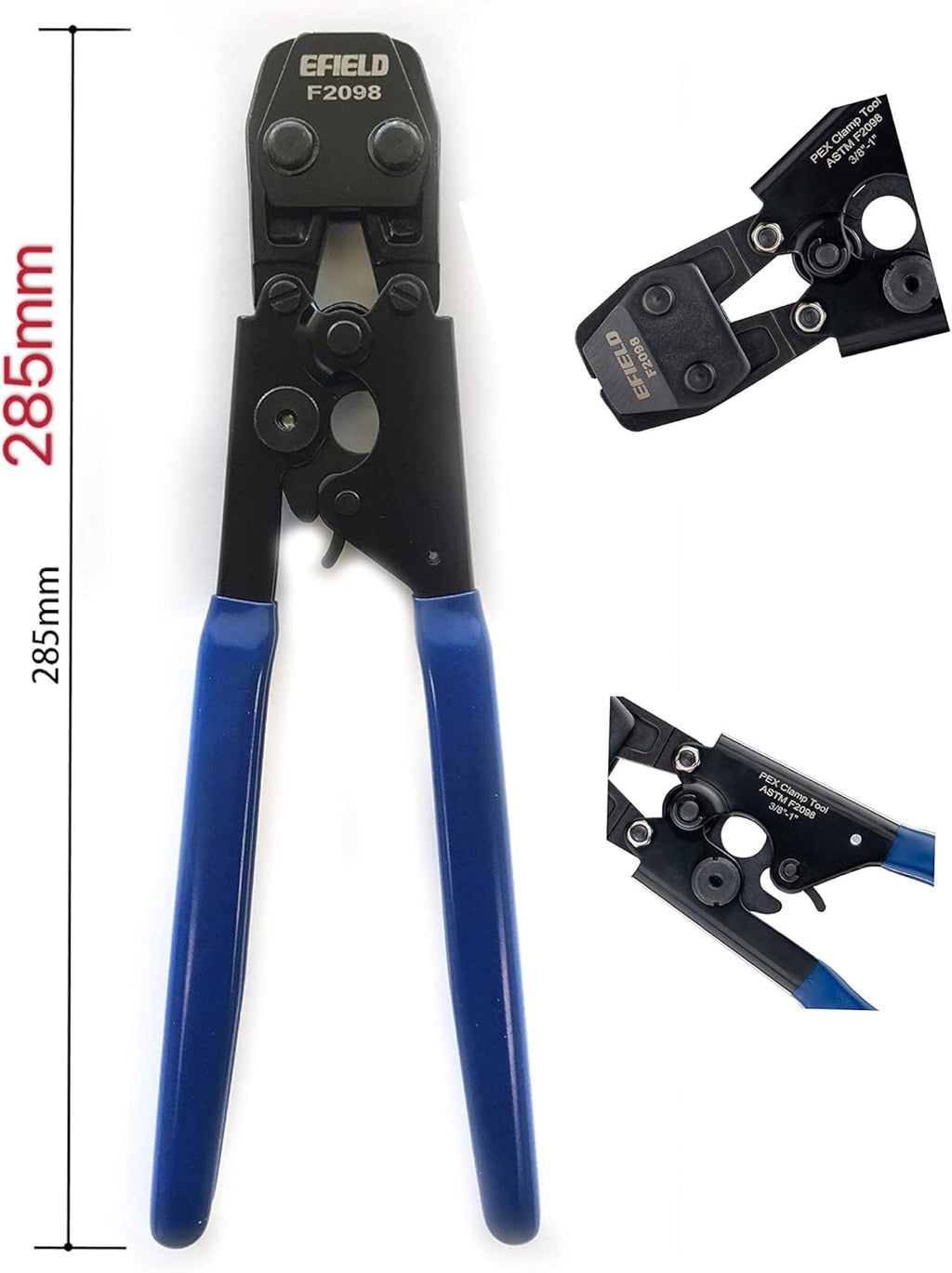 NSF Certified Pex-b Pipe/Tubing Blue & Red 1/2 inch 150 ft with Crimper & Cutter N38646