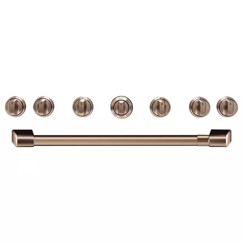 Brushed Copper Gas Range Handle and Knob Kit K409922