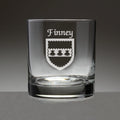Set of 4 Etched Tumbler Glasses J72072