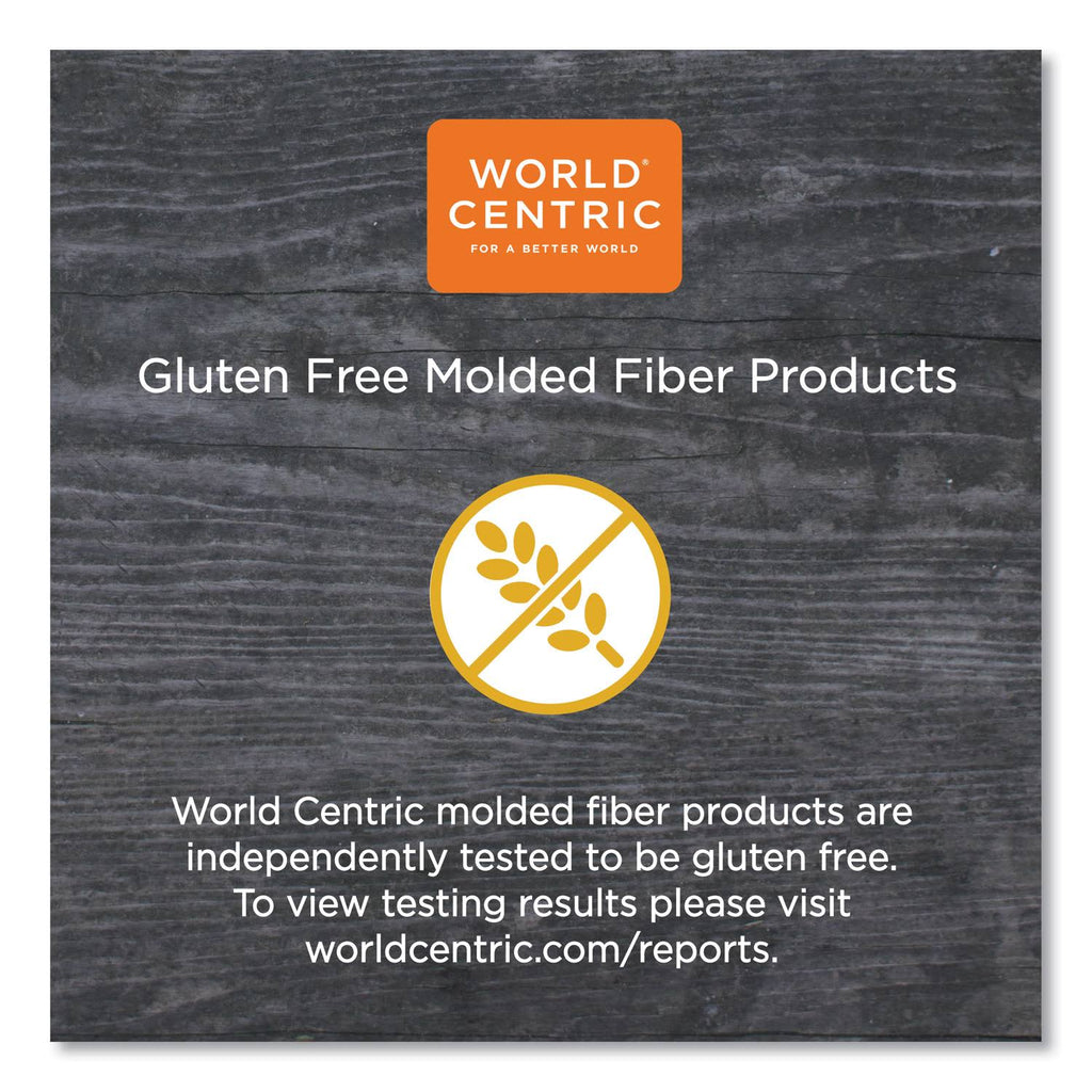 Fiber Trays, PLA Lined, PFAS Free, 9.1 x 7.1 x 0.7, Natural, 500/Carton Z674