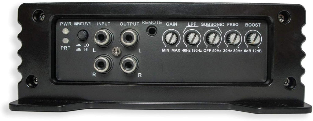 Compatible with Universal Car Dual 10 Loaded Vented Port Sub Box Enclosure with Amplifier J680