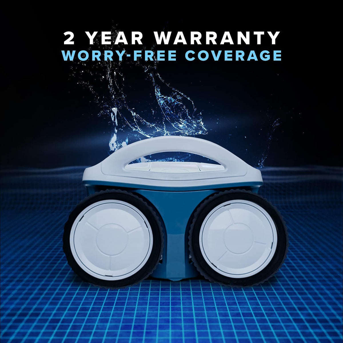 Robotic Pool Cleaner with Scrubbing Brush and Dual Filters R88722