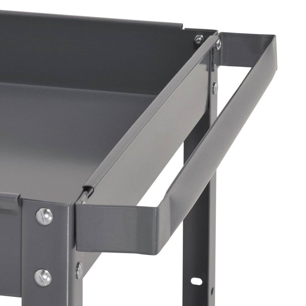Industrial Gray Steel Service Cart 500lbs Capacity X234572