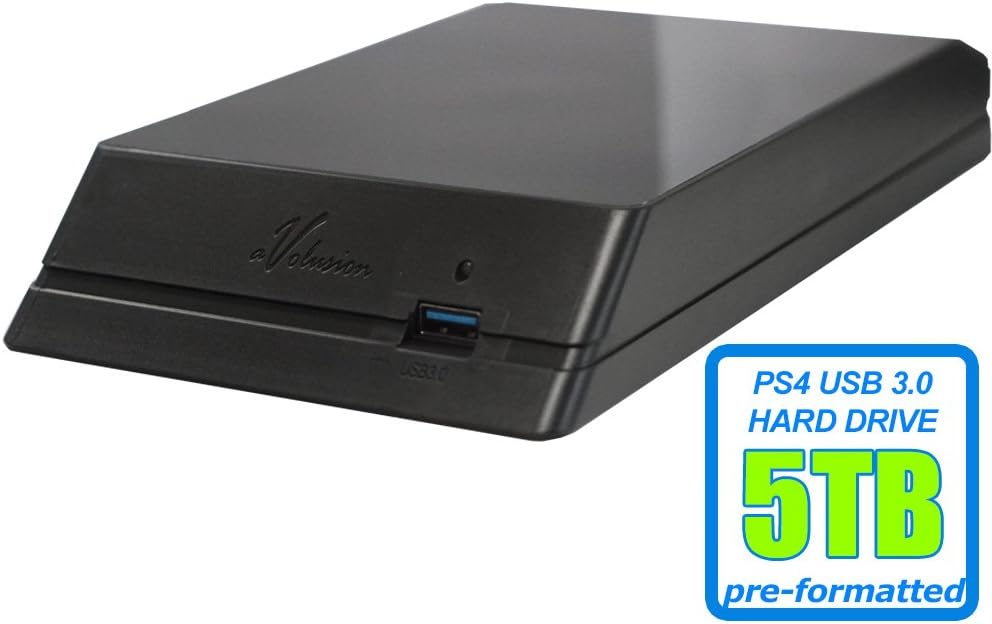 5TB 7200RPM USB 3.0 External Gaming Hard Drive E34640