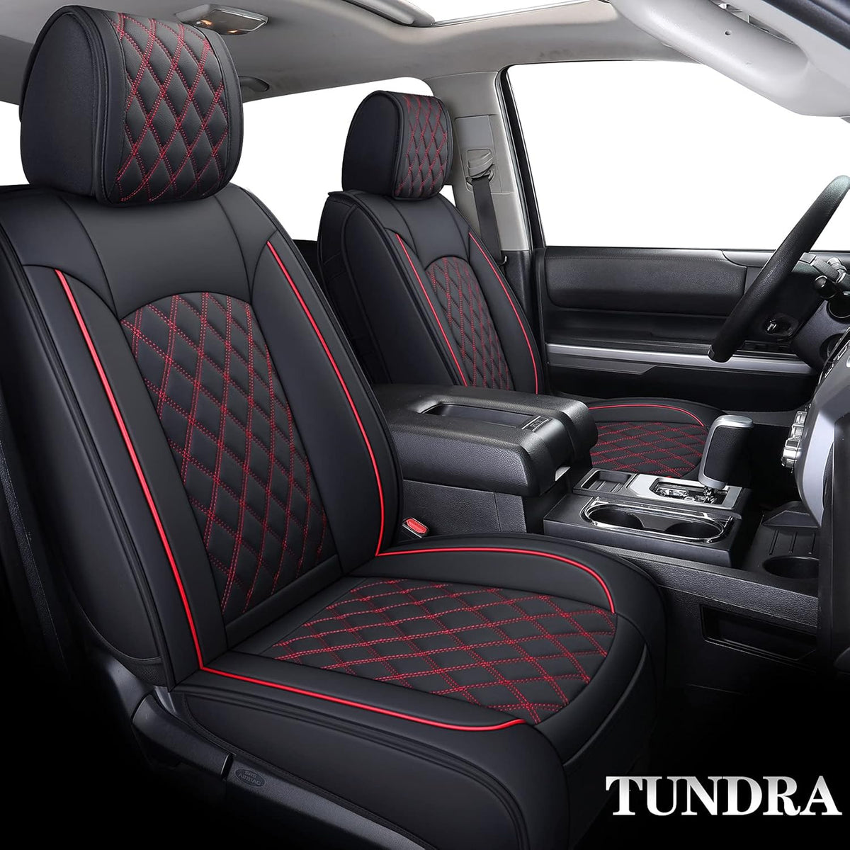 Waterproof Faux Leather Front Seat Covers for Truck C113