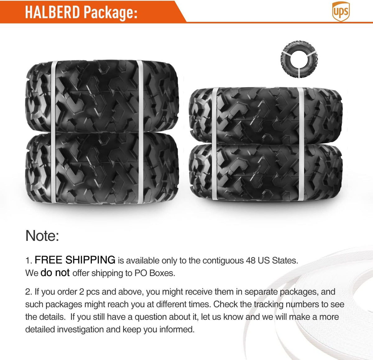 24x8-12 & 24x10-12 6PR All Terrain ATV UTV Tires I6051