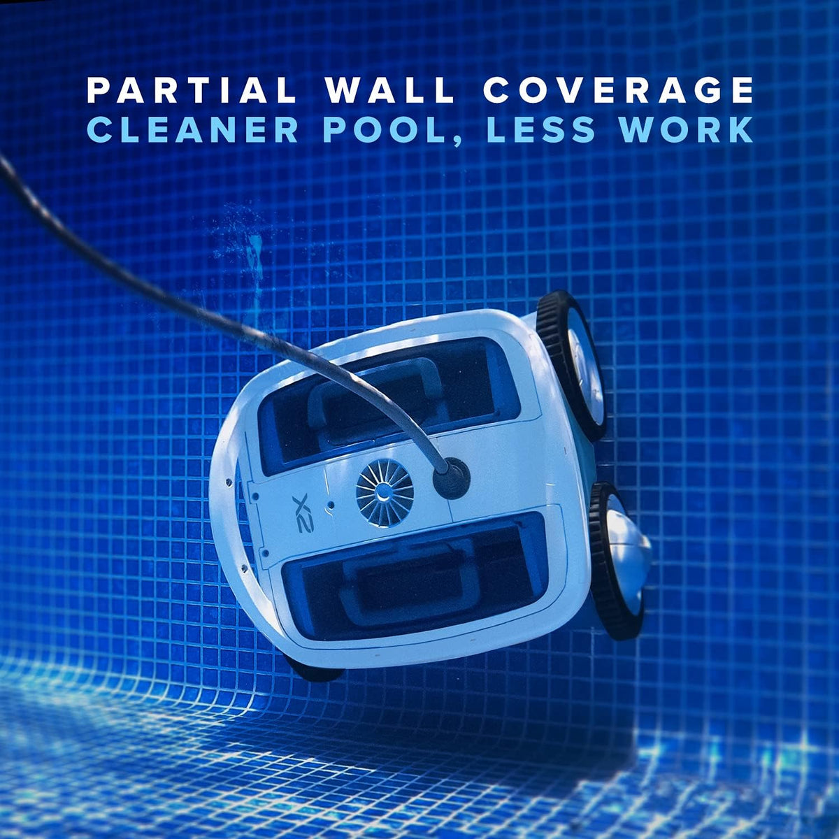 Robotic Pool Cleaner with Scrubbing Brush and Dual Filters R88722