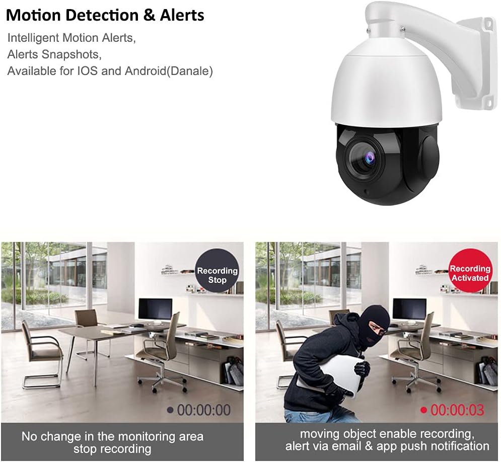 5MP PTZ PoE IP Camera with 18x Optical Zoom N3898