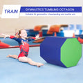 25x 26 inch Octagon Tumbling Mat Blue S8414