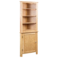 Solid Oak Wood Corner Cabinet K483780