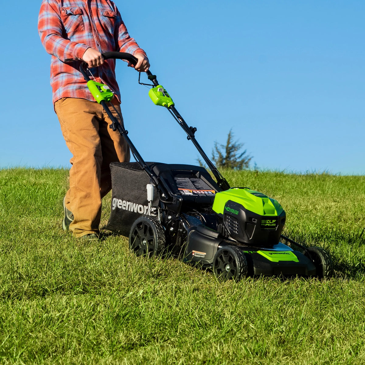 40V Self-Propelled Lawn Mower with 5.0 Ah Battery & Charger P786841