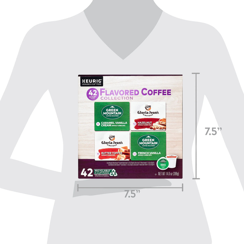 Flavored Variety Coffee K-Cup Pods 42 Count A8700