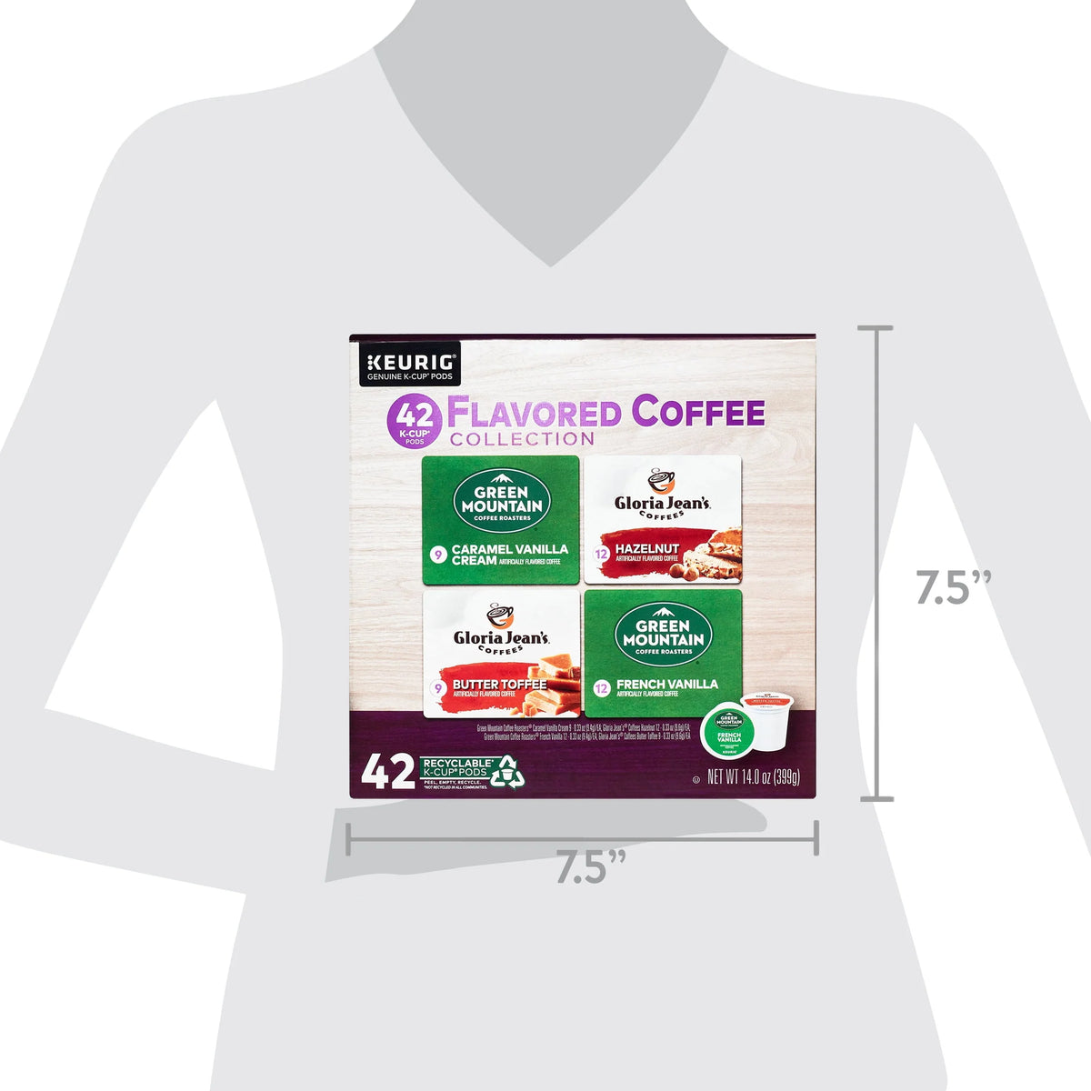 Flavored Variety Coffee K-Cup Pods 42 Count A8700