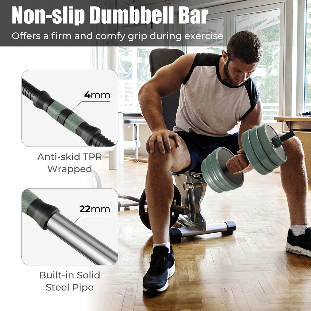 4 in 1 Adjustable 47lbs Dumbbell Set L3889