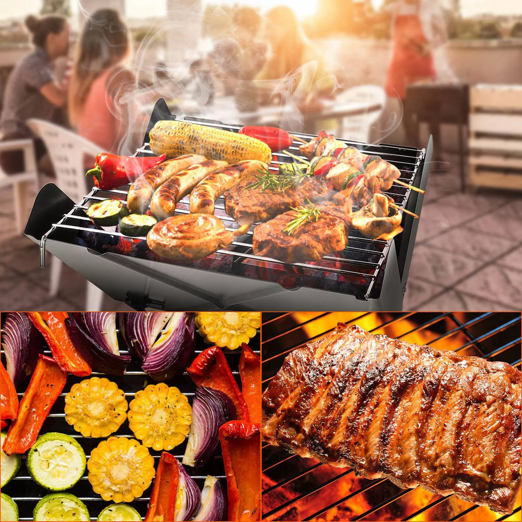 Foldable Mini Stainless Steel BBQ Grill K313