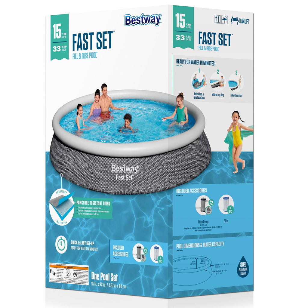 Round Inflatable Above Ground Pool Set R77521