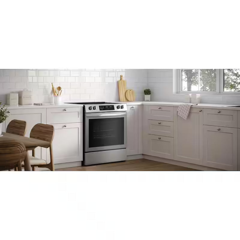 5-Element Slide-In Electric Range with Convection in Stainless Steel R10322