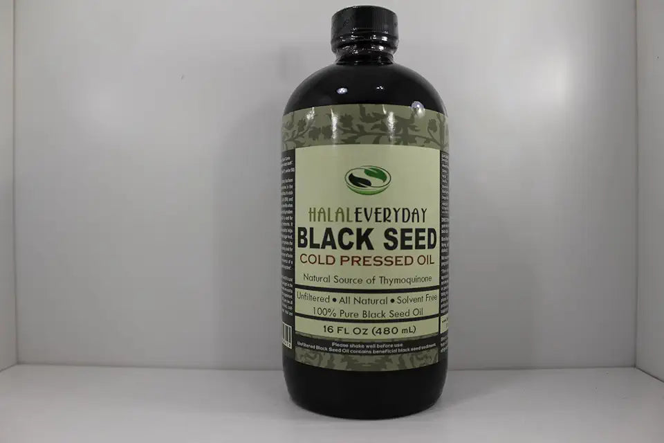 Cold Pressed Black Seed Oil 16 oz Bottle A801667