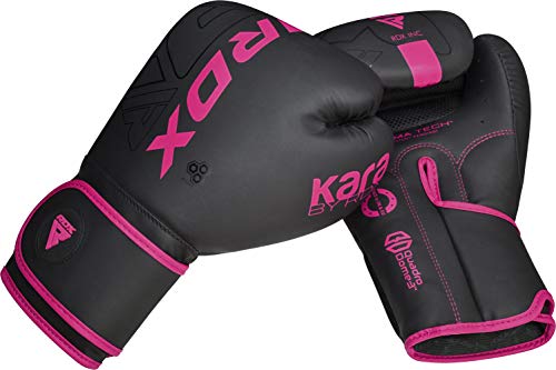 Women Boxing Gloves Maya Hide Leather 8 10 12 14 16 Oz Q5994