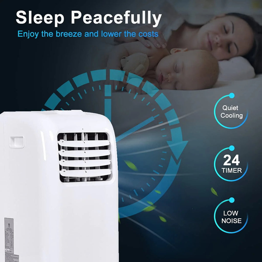 Portable Air Conditioner Cooling Fan Dehumidifier 8000BTU V901216