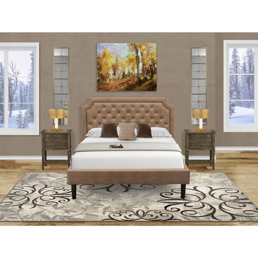 Queen Platform Bed W412829