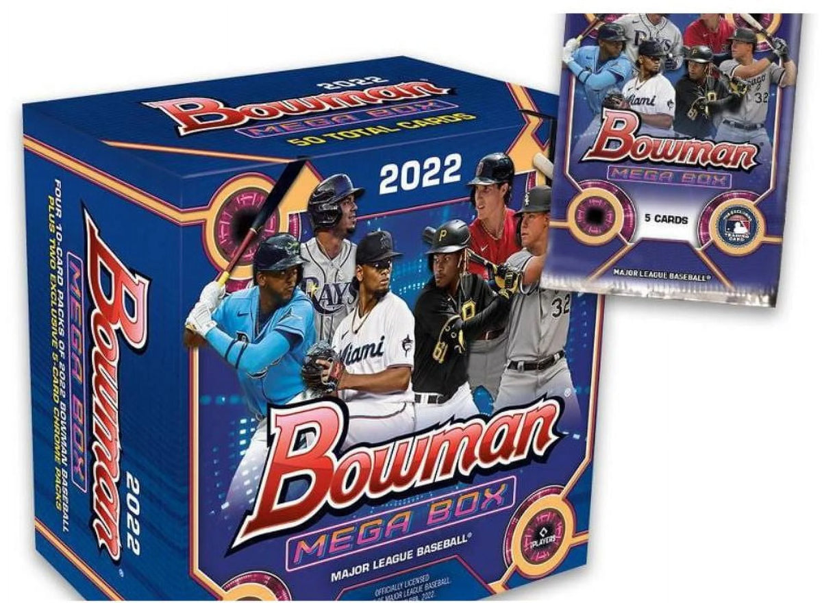 2022 Topps MLB Bowman Baseball Trading Card Mega Box V6271